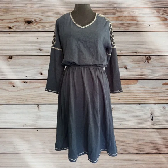 Natural Reflections | Dresses | Naturals Reflections Perfect For Fall Long  Sleeve Cozy Jersey Fabric Midi | Poshmark